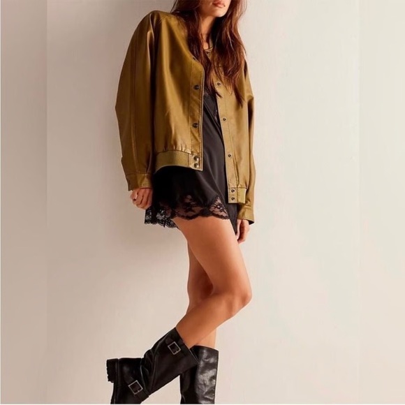 Free People Wild Rose Bomber - Picture 7 of 7